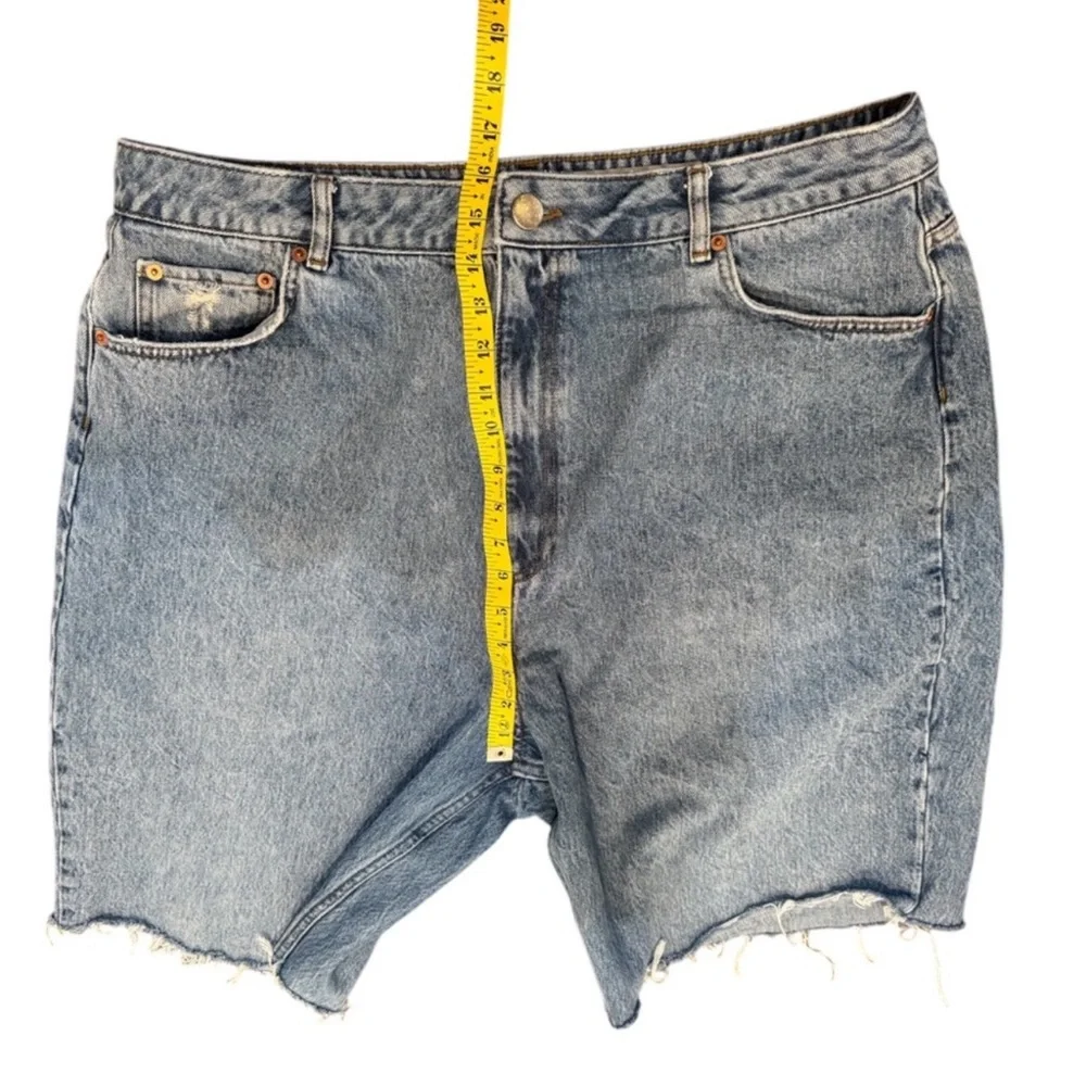 ASOS Washed Long Denim Jean Shorts